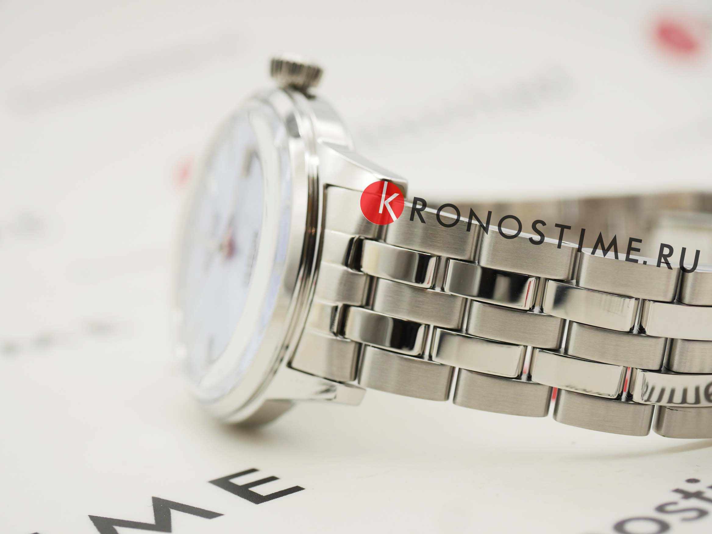 Seiko Seiko Presage SRPE19J1, presage япония мужские часы на браслете нержавеющая сталь боковой вид