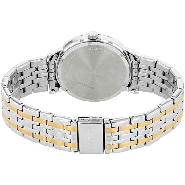 Citizen Citizen Basic BE9174-55A, eco-drive япония мужские часы на браслете нержавеющая сталь с pvd-покрытием боковой вид