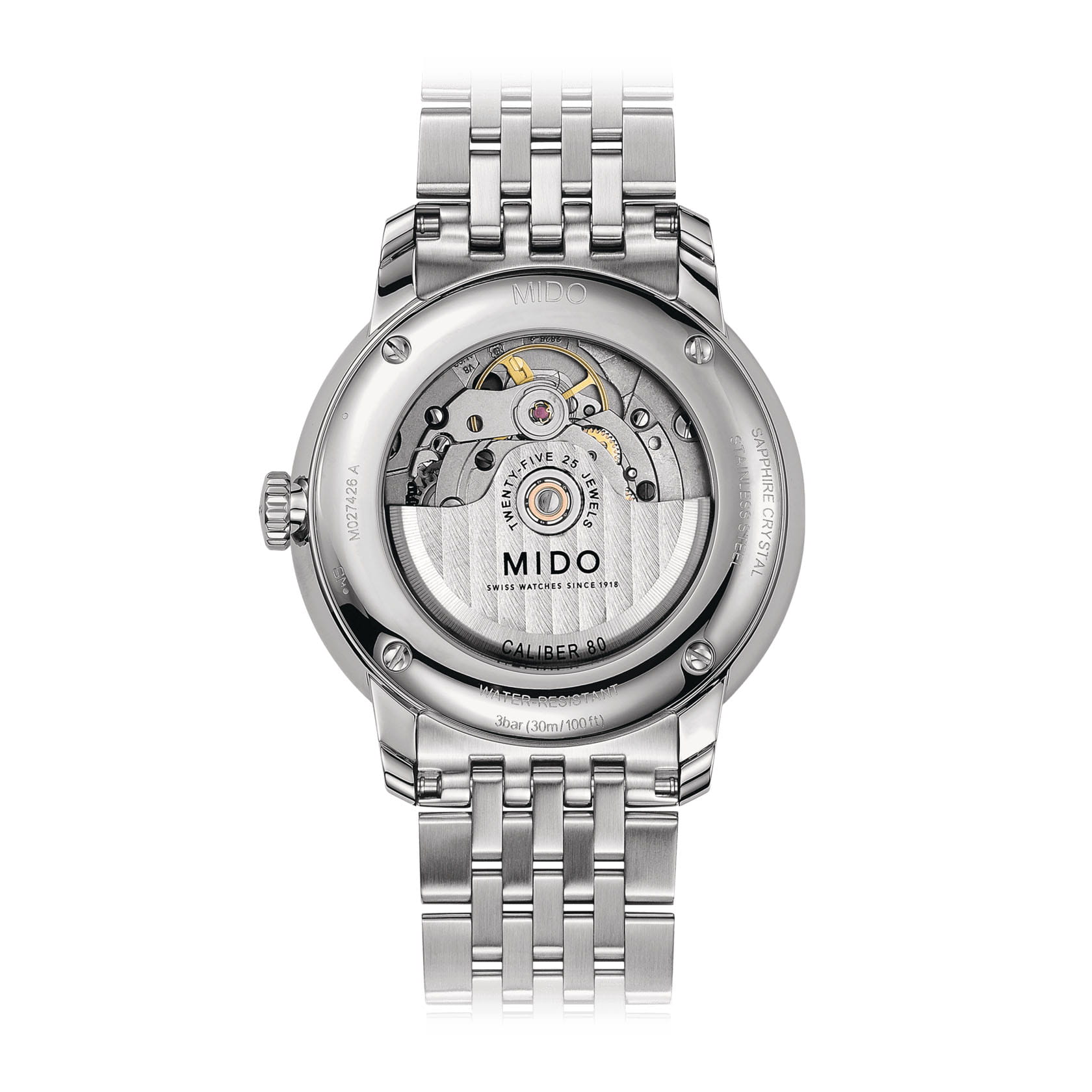 Mido Mido Baroncelli Big Date M027.426.11.088.00 , наручные мужские часы фото под углом