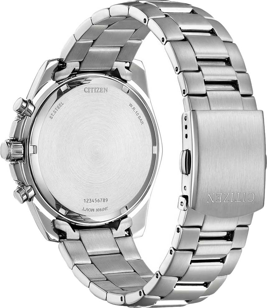 Citizen Citizen Chronograph AN8201-57L, chronograph citizen япония мужские часы на браслете нержавеющая сталь боковой вид
