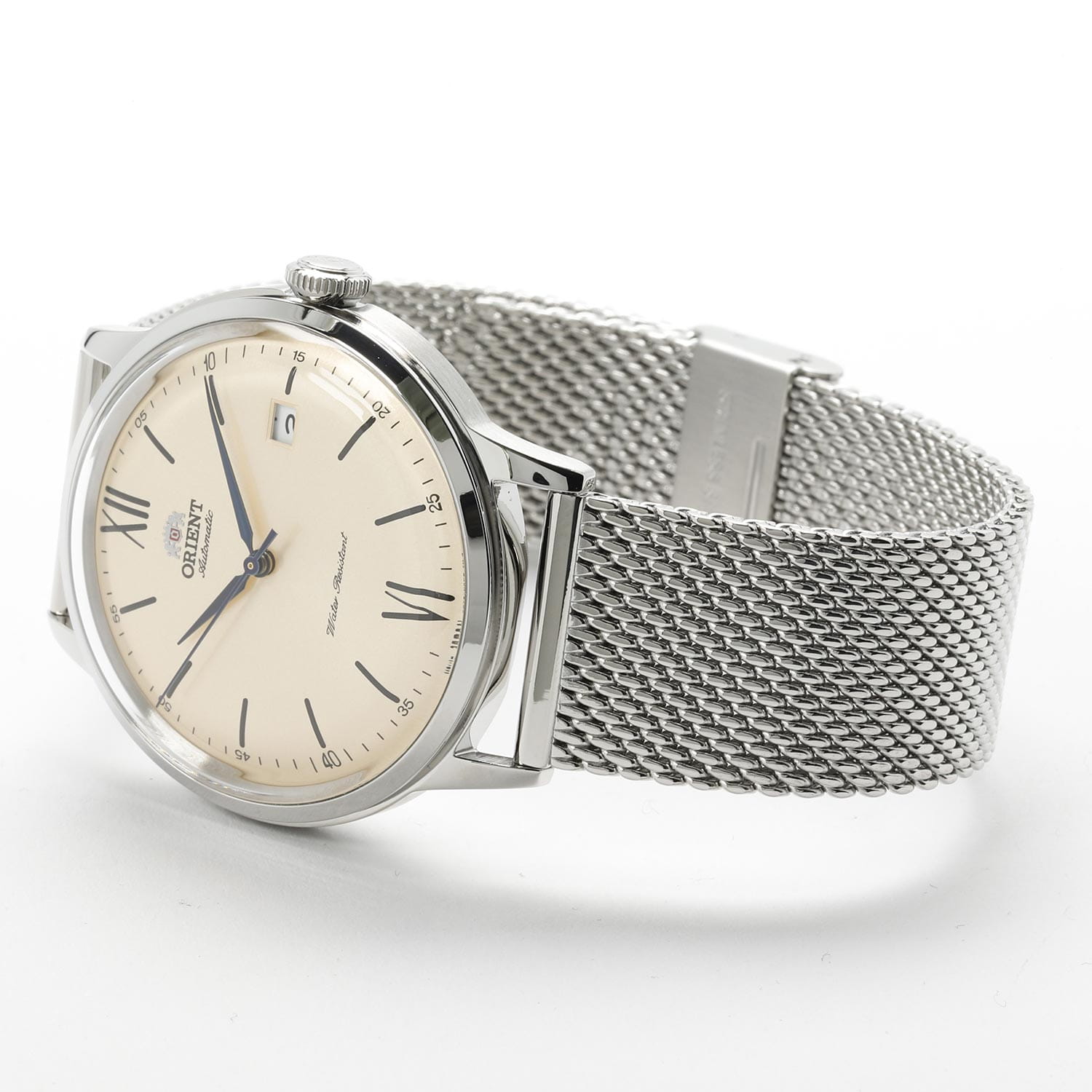 Orient Orient Automatic RA-AC0020G (RN-AC0020G), classic automatic япония мужские часы на браслете нержавеющая сталь боковой вид