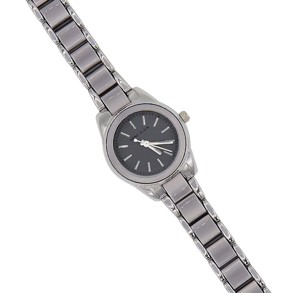 Anne Klein Anne Klein Plastic 3213GYSV сша наручные женские часы заводная головка с логотипом Anne Klein
