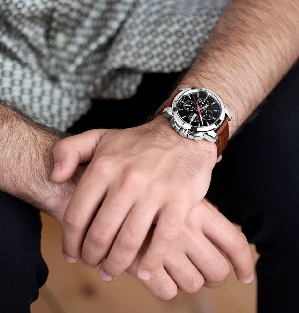 Оригинальные часы Jaguar Jaguar Le Chronographe J975/4 механические калибр механизма  общий вид