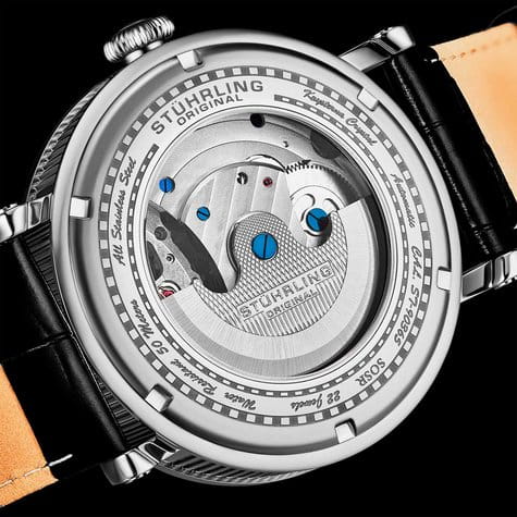 Оригинальные часы Stuhrling Stuhrling Majestic 1015.01 механические калибр механизма  общий вид