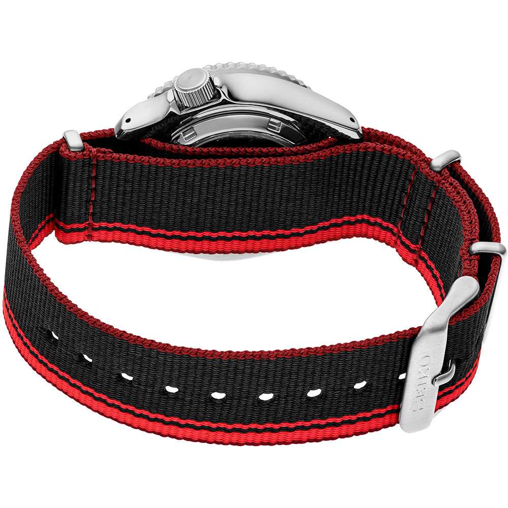 Seiko Seiko 5 Sports SRPK71, 5 sports япония мужские часы на браслете тканевый боковой вид