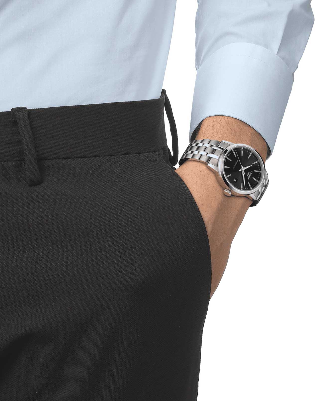 Tissot Tissot Classic Dream Swissmatiс T129.407.11.051.00 Classic Dream, наручные мужские часы фото под углом