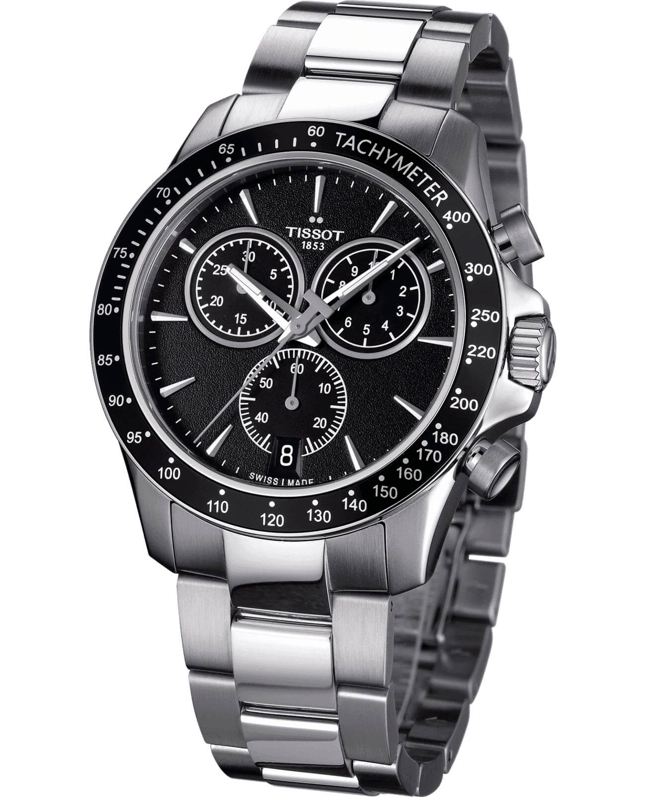 Tissot Tissot V8 Quartz Chronograph T106.417.11.051.00 V8 , наручные мужские часы фото под углом