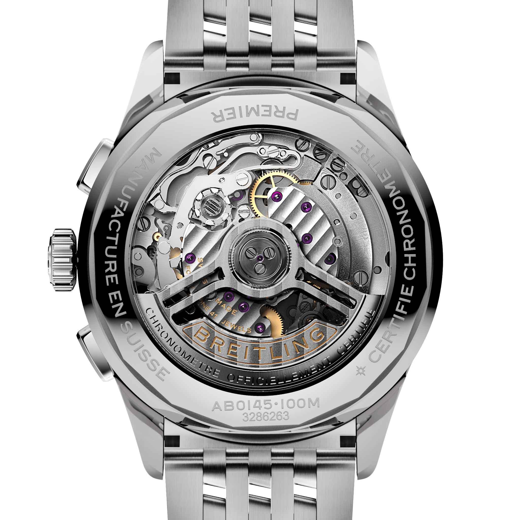 Breitling Breitling Premier B01 Chronograph 42 AB0145211G1A1 , наручные мужские часы фото под углом