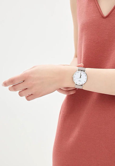 33 Element 33 Element 331803 кварцевые женские часы часы крупный план белый циферблата