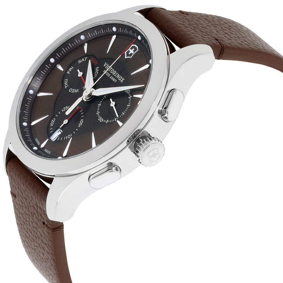 Victorinox Victorinox Alliance Chronograph 241749, alliance швейцария мужские часы на браслете кожаный боковой вид