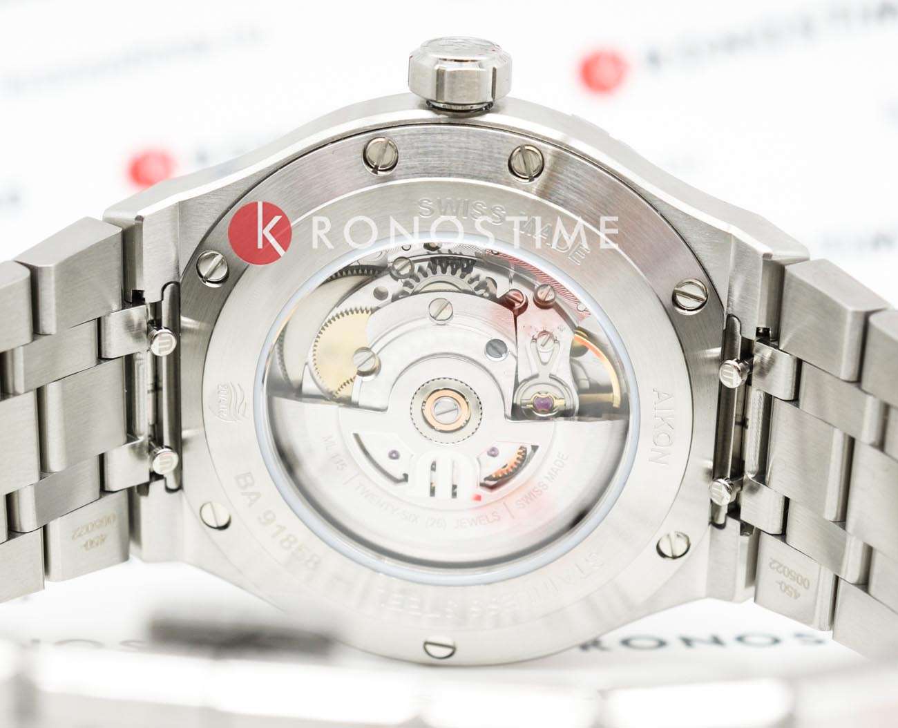 Оригинальные часы Maurice Lacroix Maurice Lacroix Aikon Automatic AI6008-SS002-430-1 механические калибр механизма ml115 общий вид