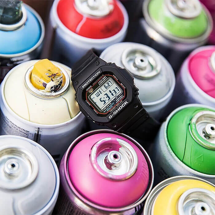 Casio Casio G-Shock GW-M5610-1 - наручные мужские часы наручные часы в перспективе черный циферблат