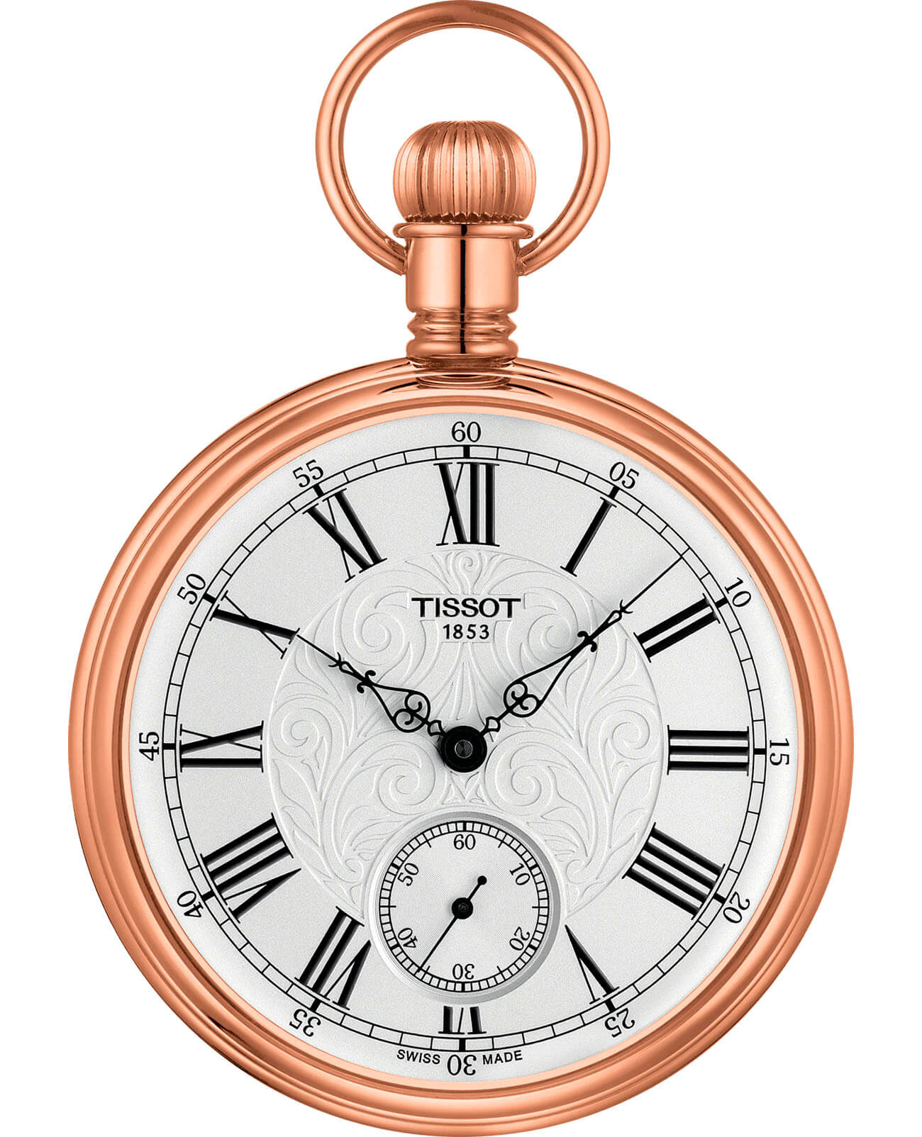 Tissot Tissot Lepine Mechanical T861.405.99.033.01  T8614059903301 механические мужские часы белый циферблат, браслет не выбрано — вид спереди