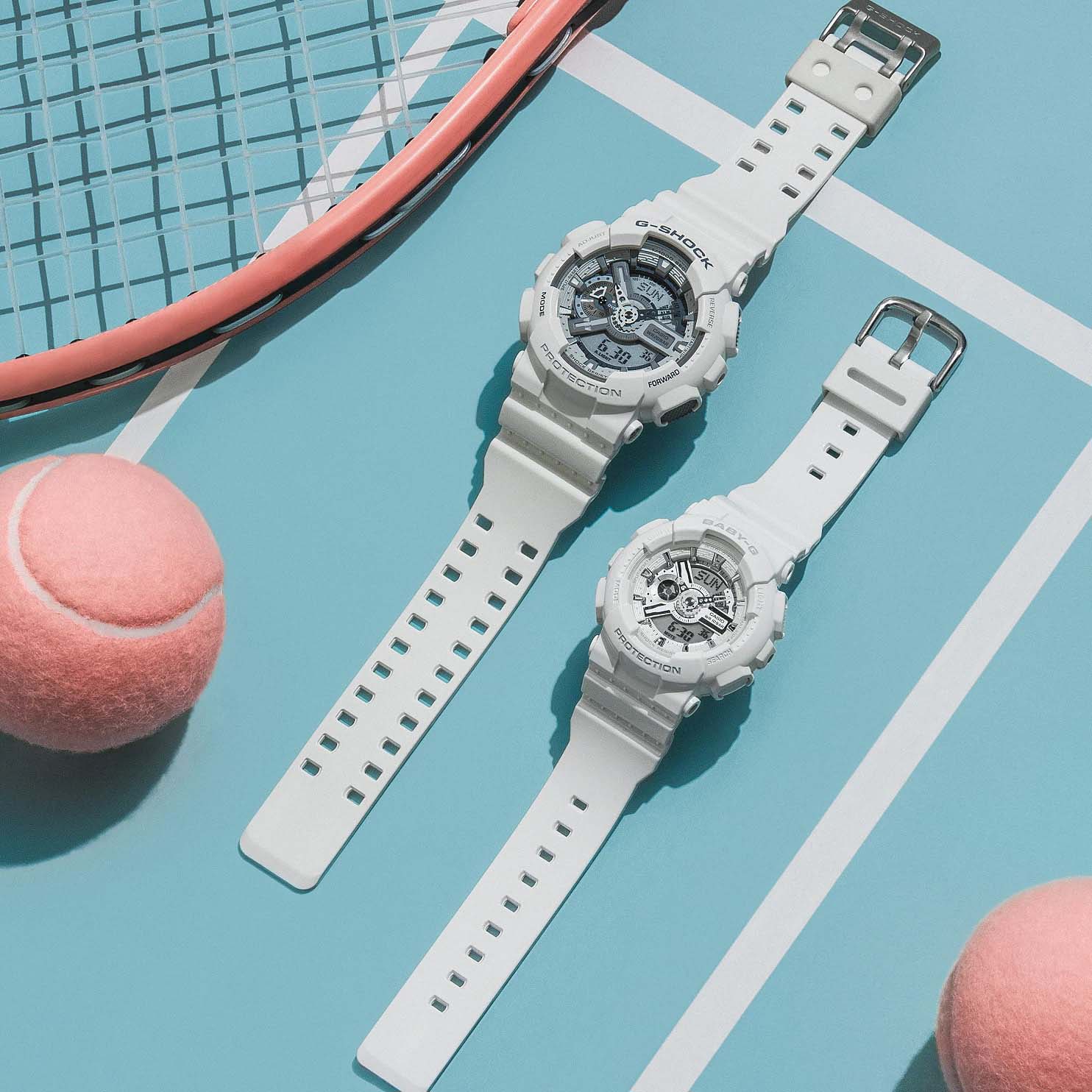 Casio Casio Baby-G BA-110X-7A3, baby-g япония женские часы на браслете полимер боковой вид