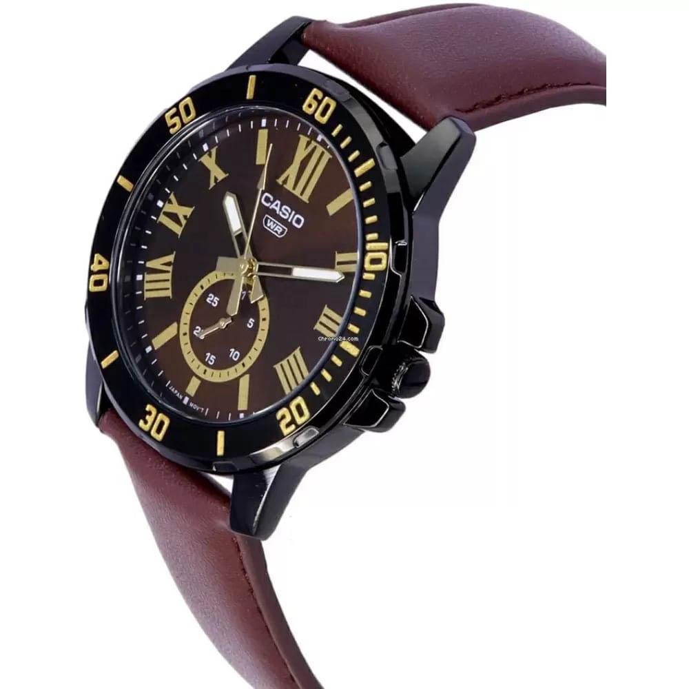 Casio Casio Collection MTP-VD200BL-5B , наручные мужские часы фото под углом