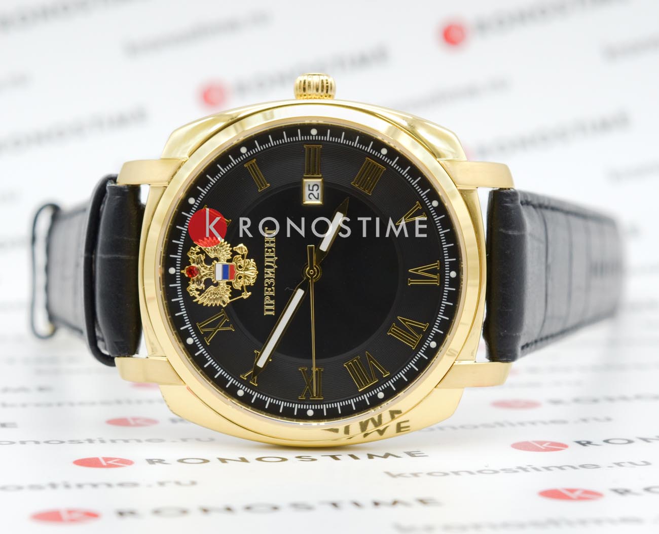 Президент Президент 9116122 , наручные мужские часы фото под углом