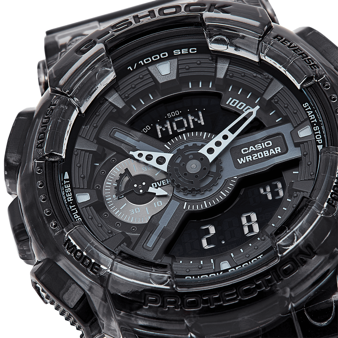 Casio Casio G-Shock GA-110SKE-8A мужские часы черный циферблат на запястье