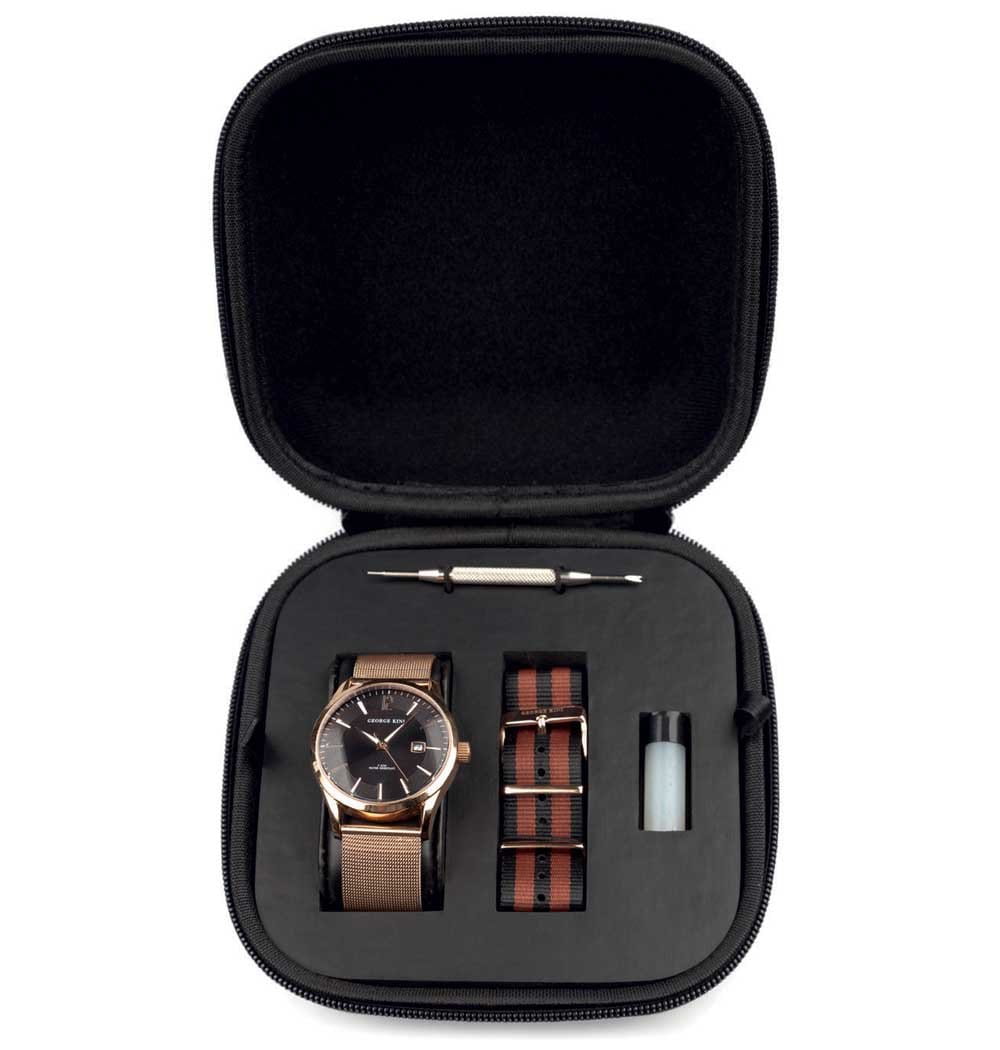 George Kini George Kini GK.11.3.6R.112 , наручные мужские часы фото под углом