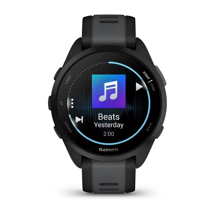 Оригинальные часы Garmin Garmin Forerunner 165 Music Black Slate 010-02863-30 электронные калибр механизма  общий вид