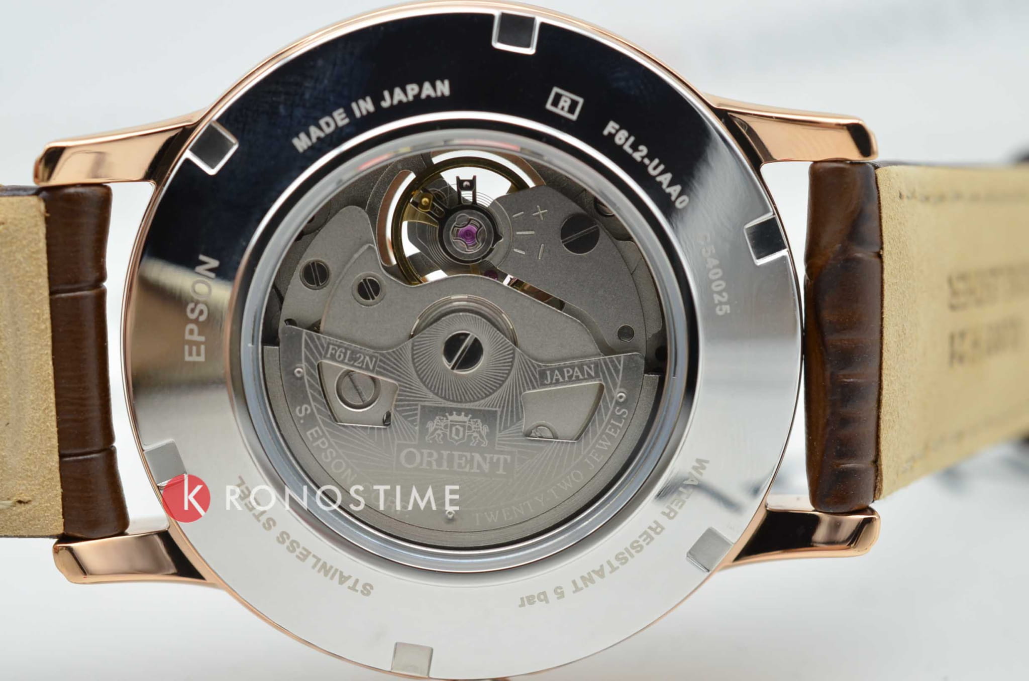 Orient Orient Sun & Moon RA-AS0002S (RN-AS0002S)  - задняя крышка сталь металл корпуса, япония часы