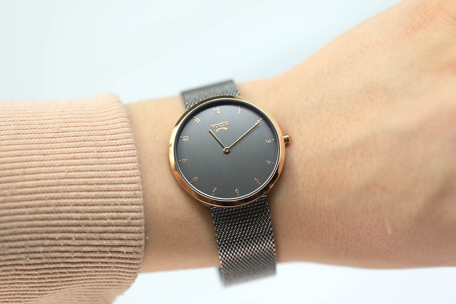 Boccia Titanium Boccia Titanium 3309-10  - задняя крышка титан металл корпуса, германия часы