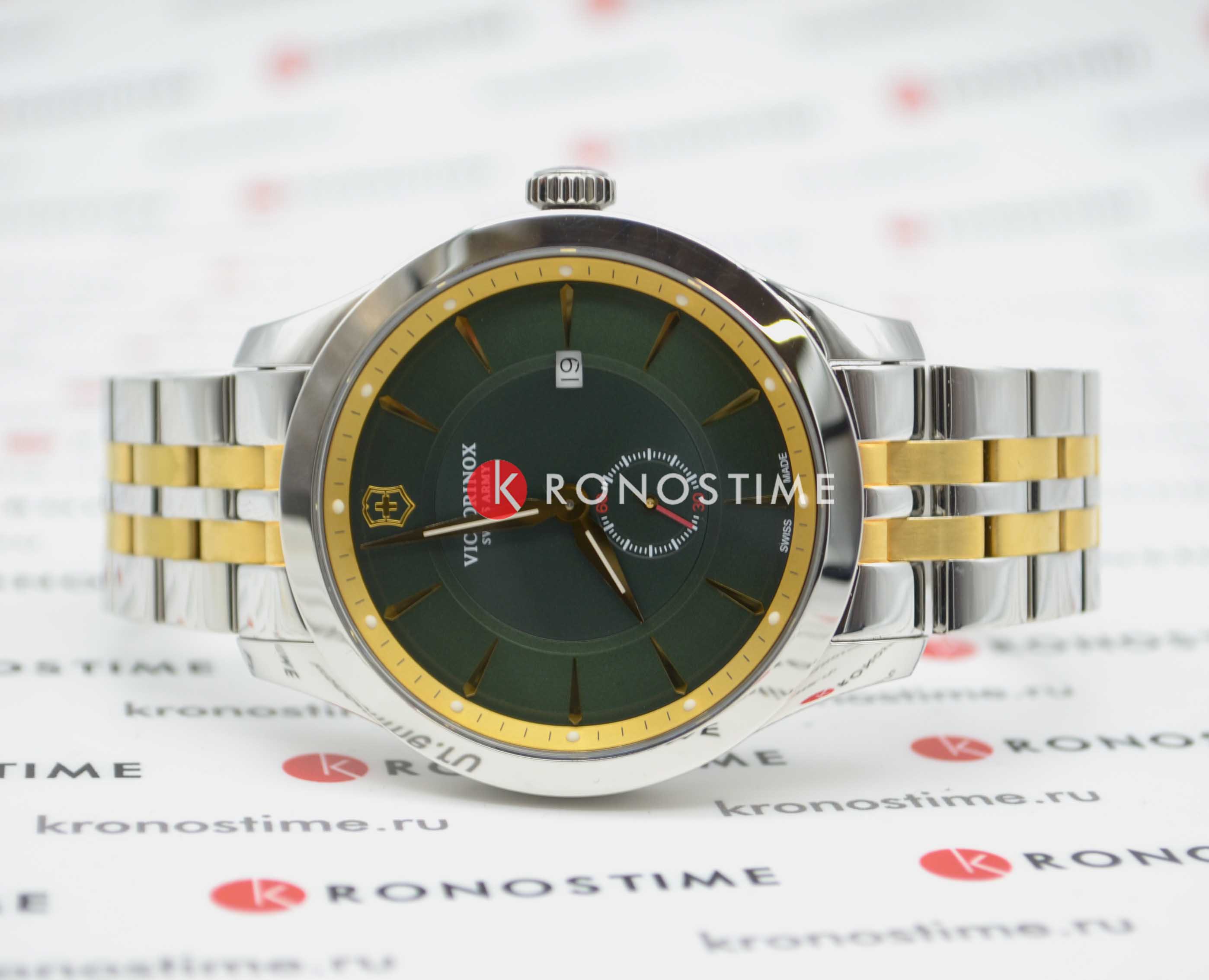 Victorinox Victorinox ALLIANCE 249120, alliance швейцария мужские часы на браслете сталь c pvd покрытием боковой вид