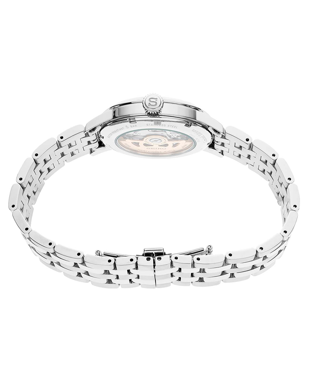 Seiko Seiko Presage SRPE17J1, presage япония мужские часы на браслете нержавеющая сталь боковой вид