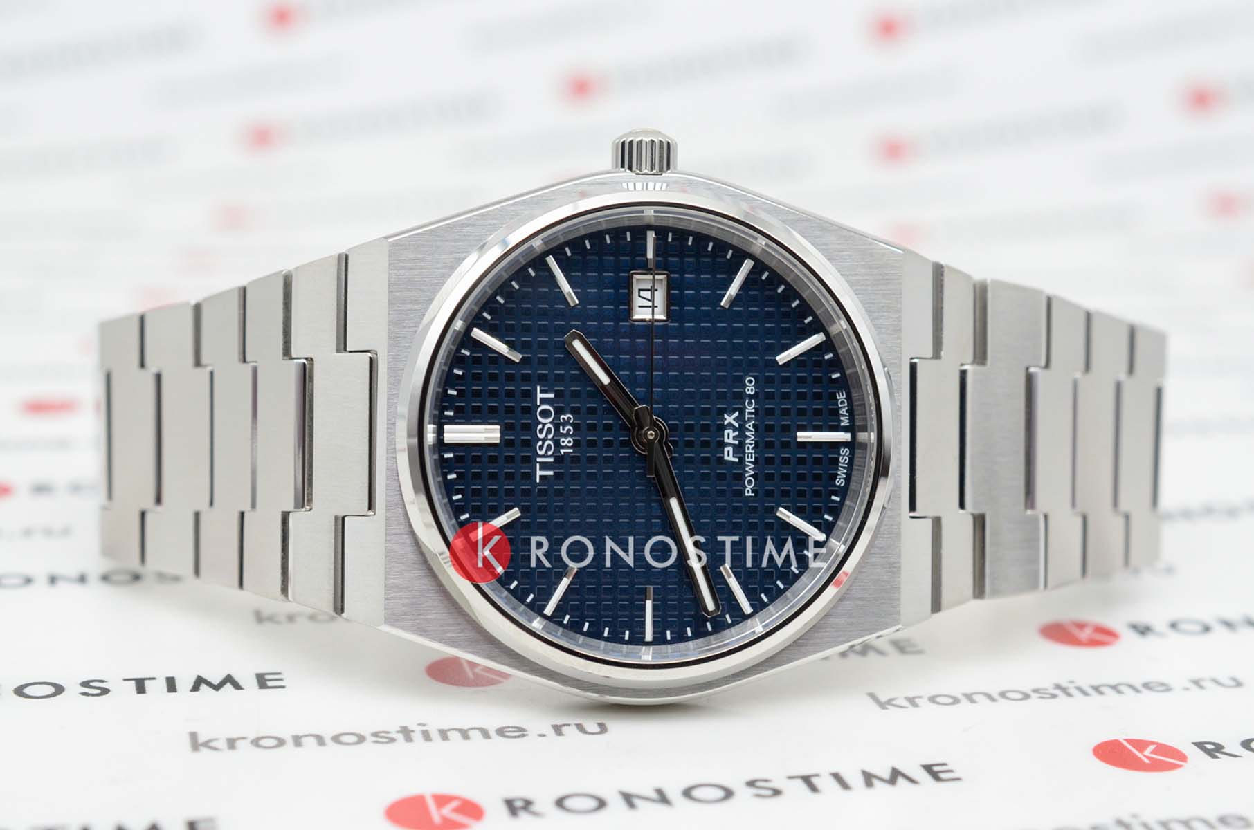 Tissot Tissot PRX Powermatic 80 T137.407.11.041.00 , наручные мужские часы фото под углом