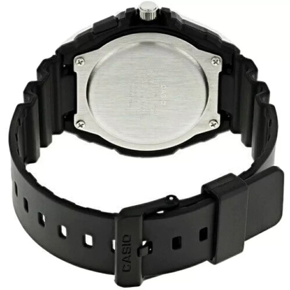 Casio Casio Collection MWA-100H-1A2, illuminator япония мужские часы на браслете пластик боковой вид