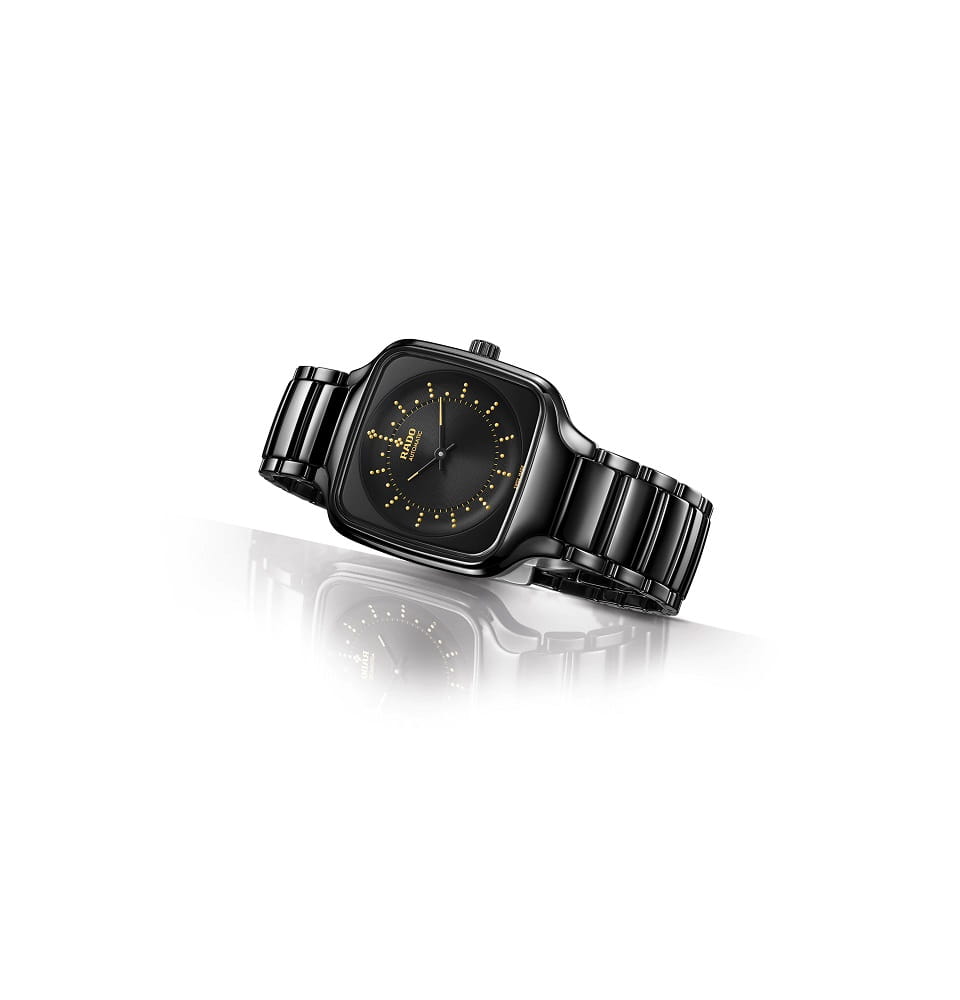 Rado Rado True Square True Heart R27078152 механические мужские часы часы крупный план черный циферблата