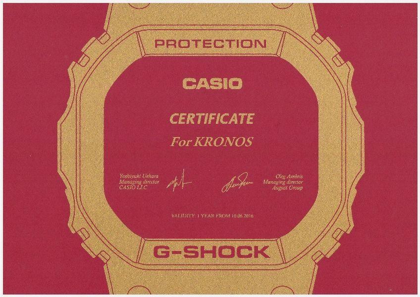 Casio GA-110DC-2A мужские часы застежка крупным планом