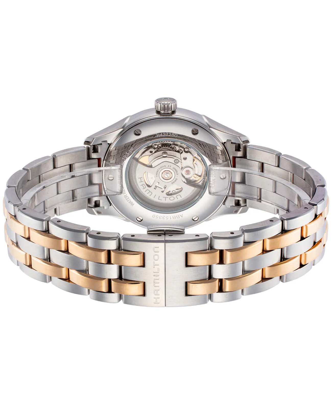 Hamilton Hamilton Jazzmaster Viewmatic Auto H42725151, jazzmaster швейцария мужские часы на браслете нержавеющая сталь с pvd-покрытием боковой вид