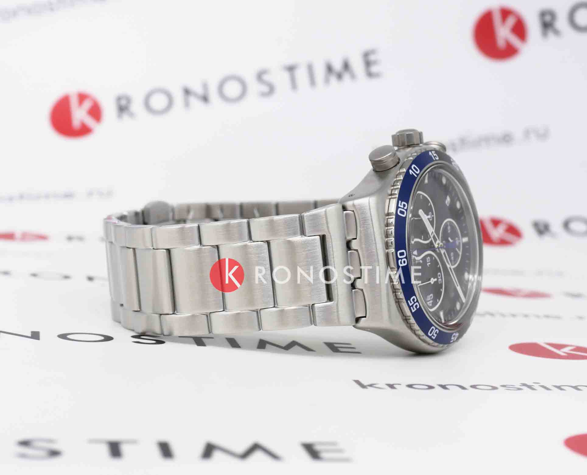 Оригинальные часы Swatch Swatch I New Chrono YVS507G кварцевые калибр механизма  общий вид