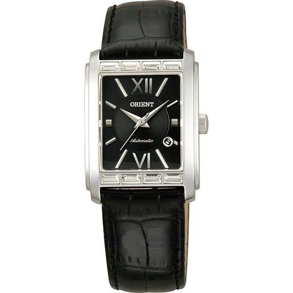 Orient Orient NRAP001B (FNRAP001B)  FNRAP001B механические женские часы черный циферблат, браслет кожа + текстиль — вид спереди