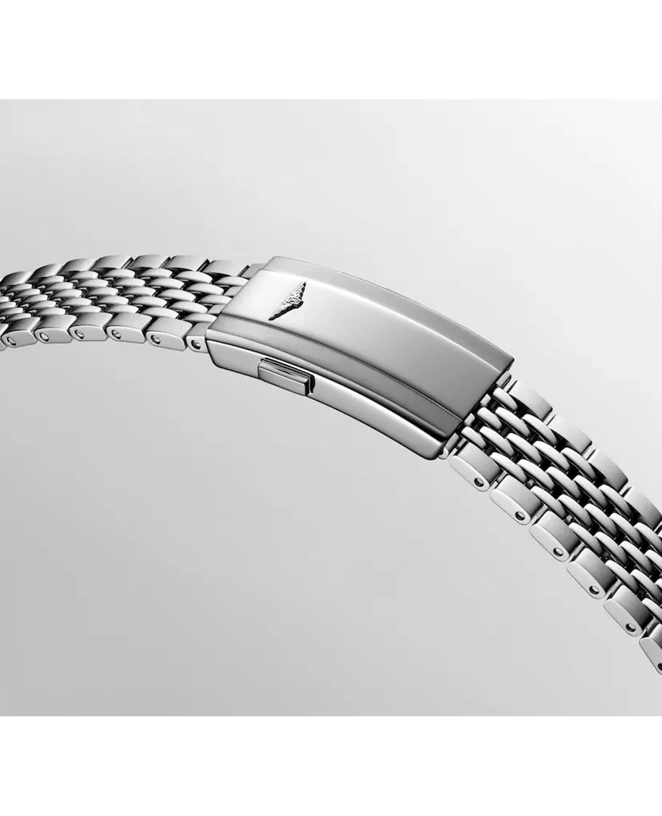 Longines L37644907 мужские часы застежка крупным планом