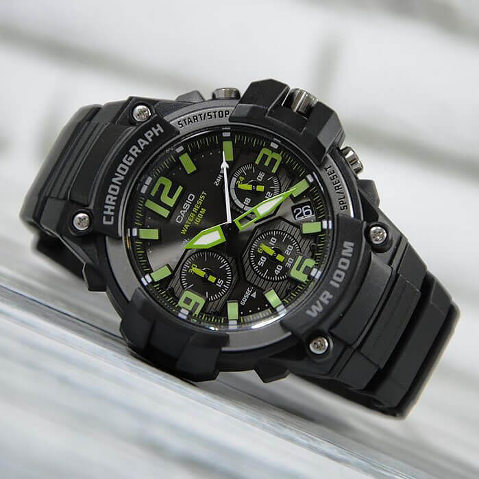 Оригинальные часы Casio Casio Collection MCW-100H-3A кварцевые калибр механизма  общий вид