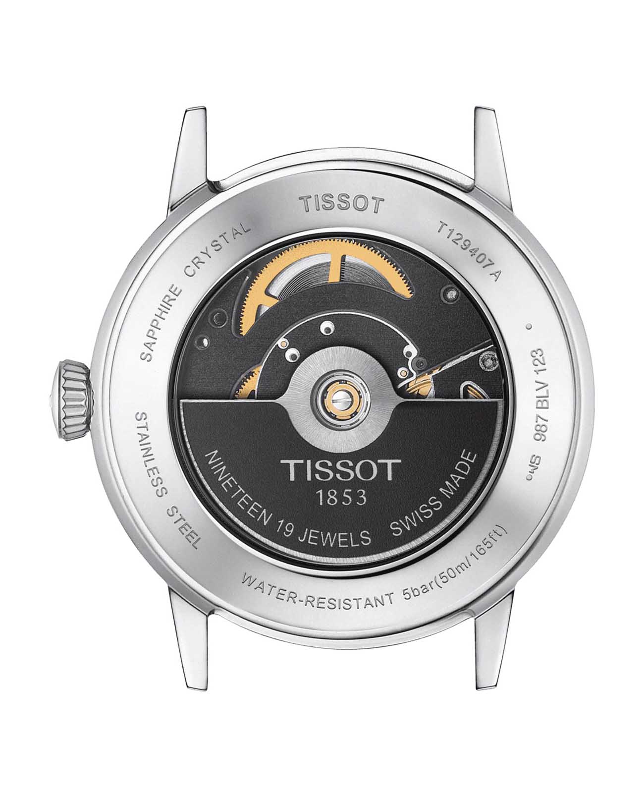 Оригинальные часы Tissot Tissot Classic Dream Swissmatiс T129.407.11.051.00 механические калибр механизма  общий вид