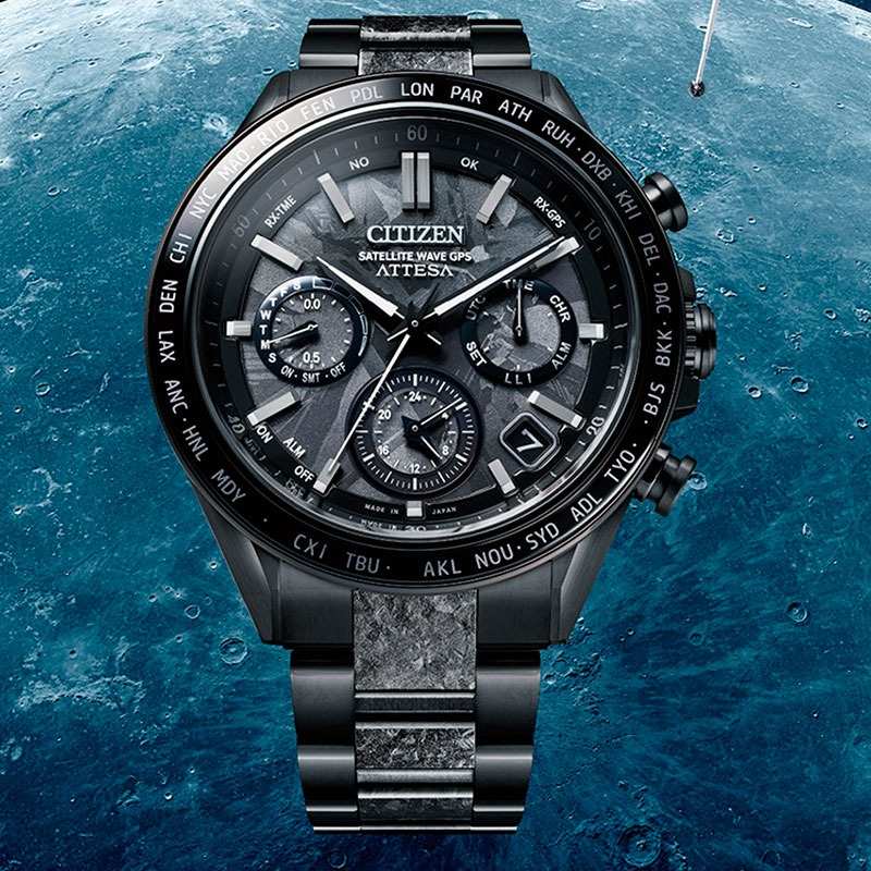 Citizen Citizen Attesa CC4067-66E  — детали корпуса и титановый c dlc покрытием