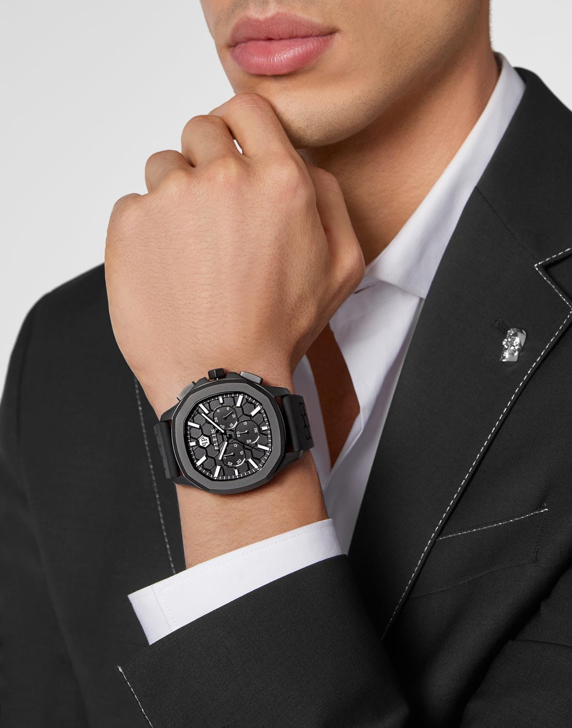 Philipp Plein Philipp Plein Plein Philipp PWSAA0823 мужские часы черный циферблат на запястье