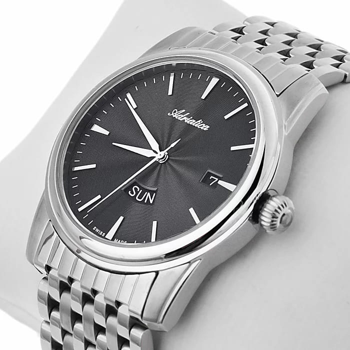 Adriatica A8194.5114Q мужские часы застежка крупным планом