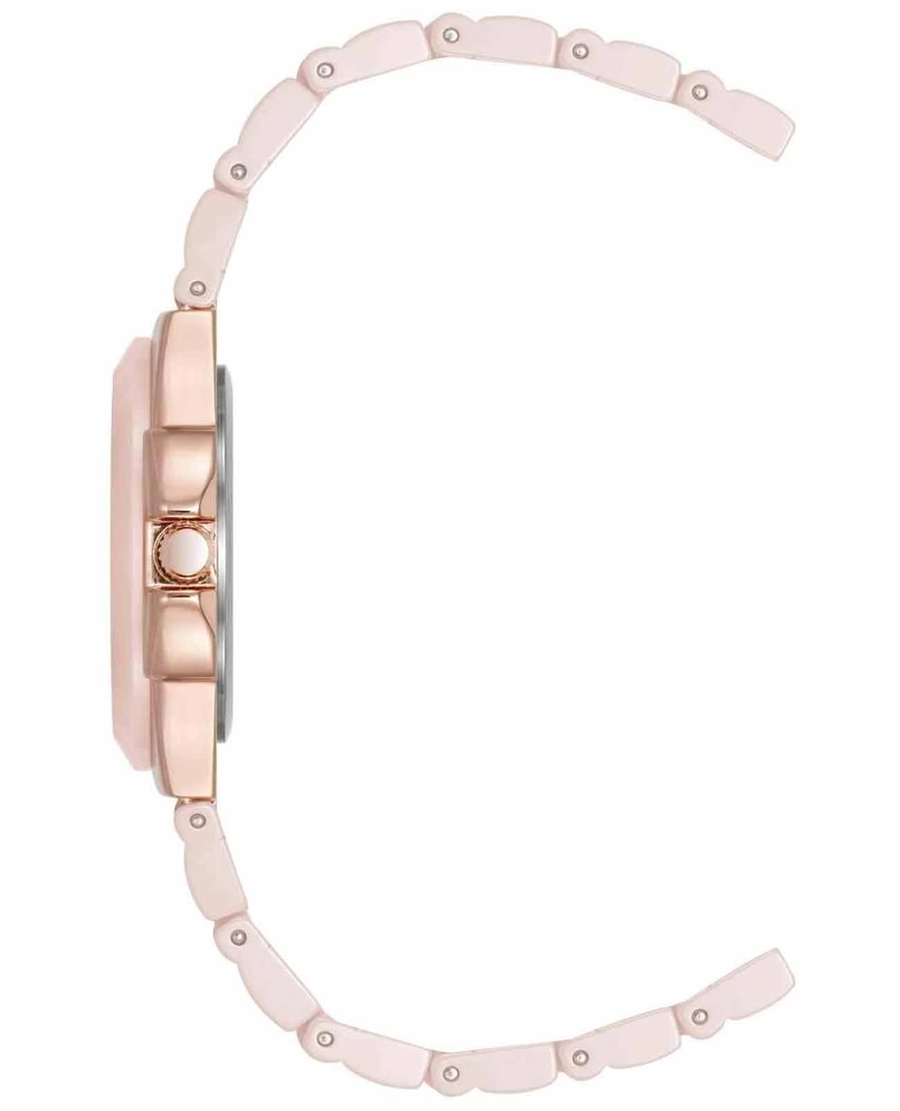 Anne Klein Anne Klein Diamond 5112RGBH,  сша женские часы на браслете сталь + pvd + керамика боковой вид