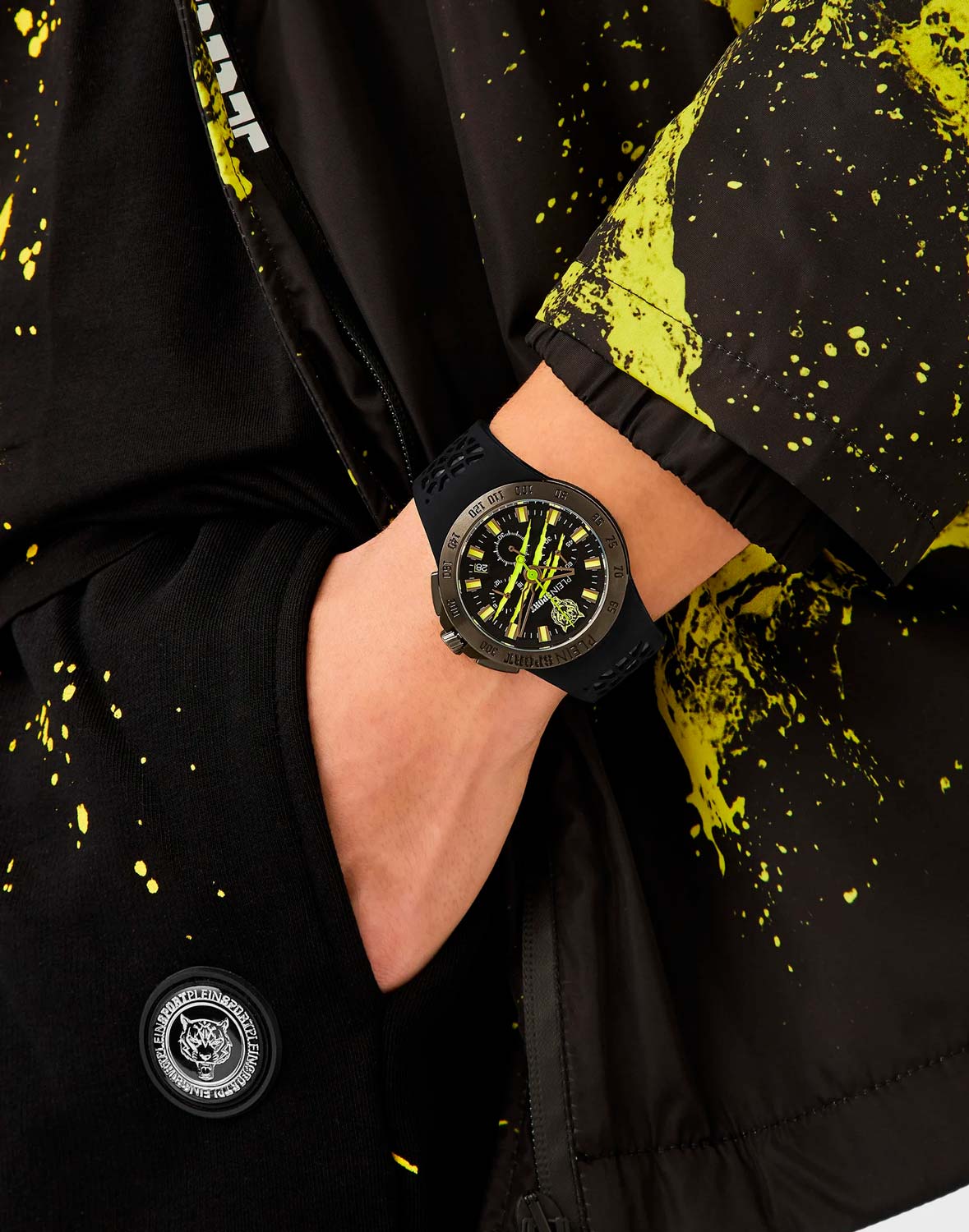 Plein Sport Plein Sport Thunderstorn Chrono PSABA0623 , наручные мужские часы фото под углом