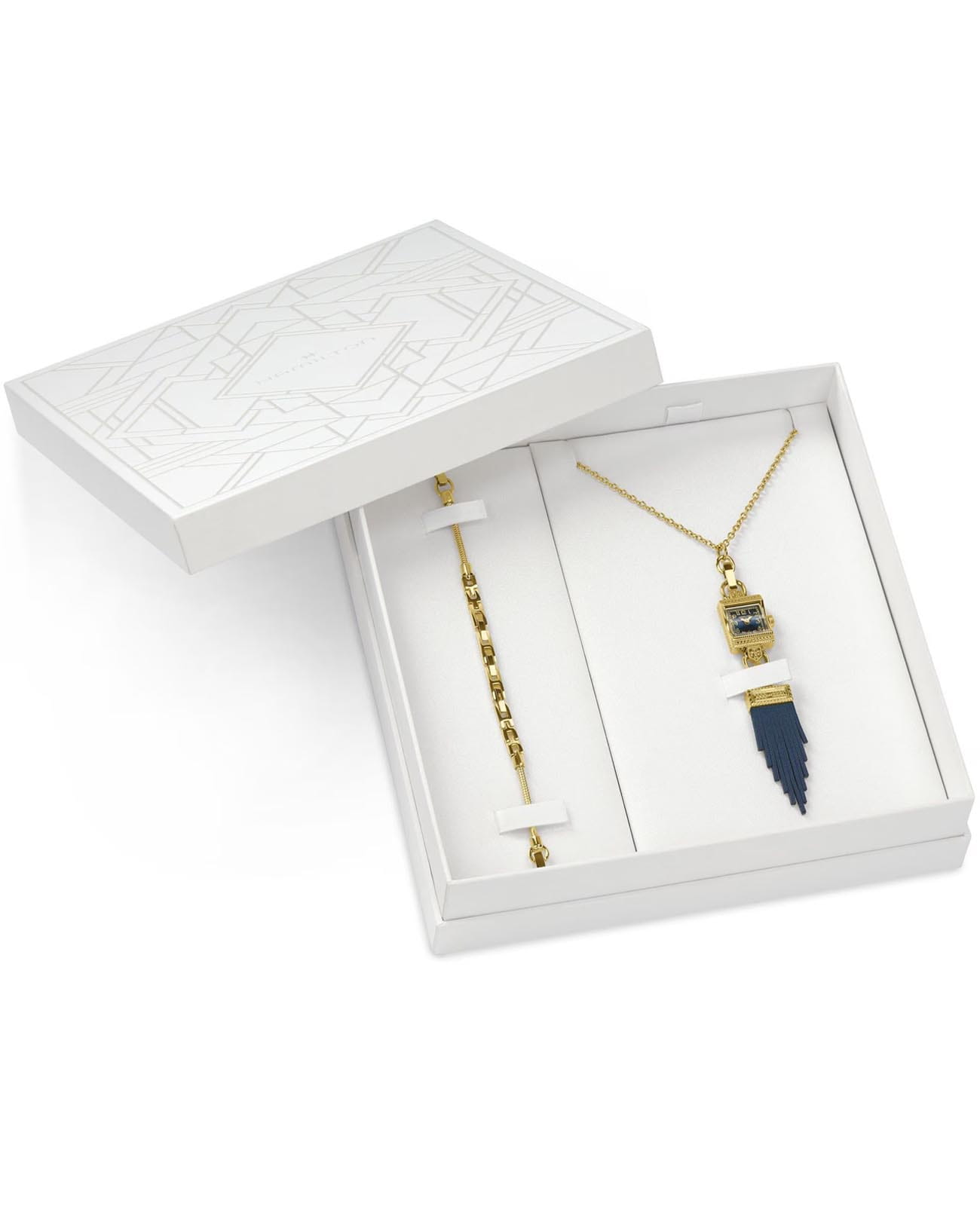 Hamilton Hamilton American Classics Lady Necklace H31231140 женские часы зеленый циферблат на запястье