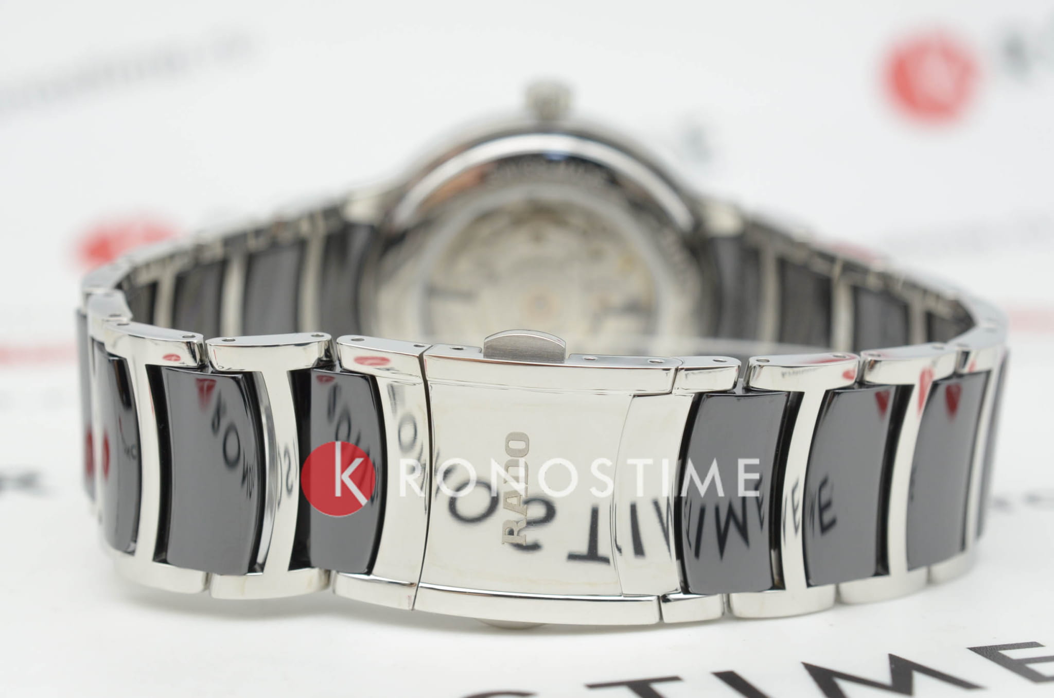 Rado Rado Centrix Automatic R30018152 механические мужские часы часы крупный план черный циферблата