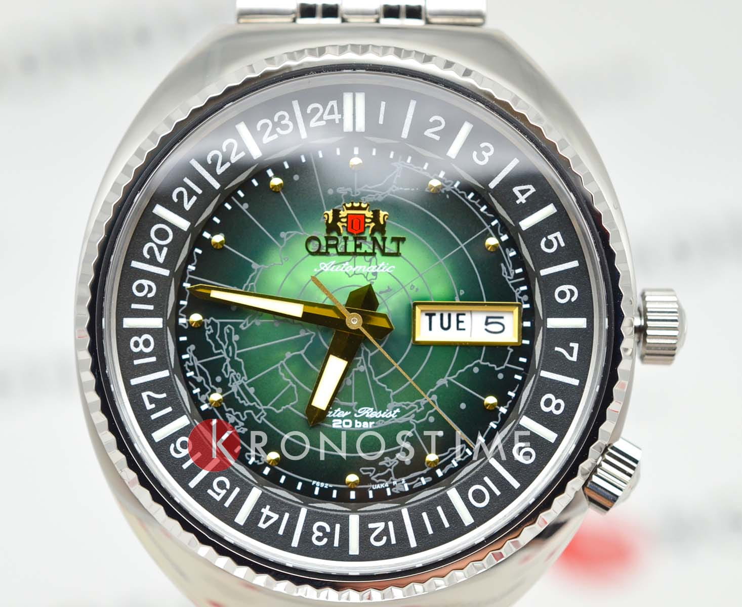 Orient Orient Revival RA-AA0E02E (RN-AA0E02E), revival япония мужские часы на браслете нержавеющая сталь боковой вид