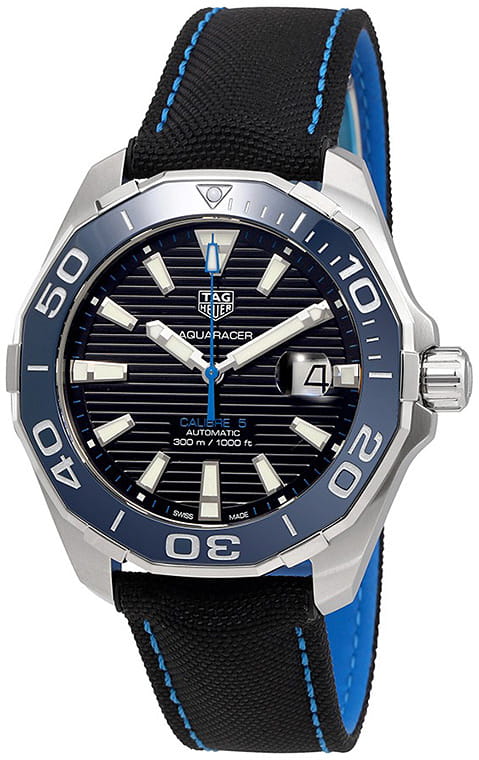 TAG Heuer TAG Heuer Aquaracer WAY201C.FC6395 , наручные мужские часы фото под углом