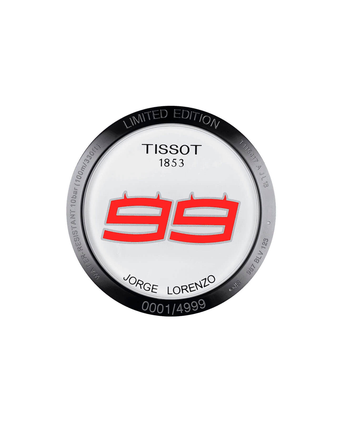 Tissot Tissot T-Race Jorge Lorenzo T115.417.37.061.01 T Race, наручные мужские часы фото под углом