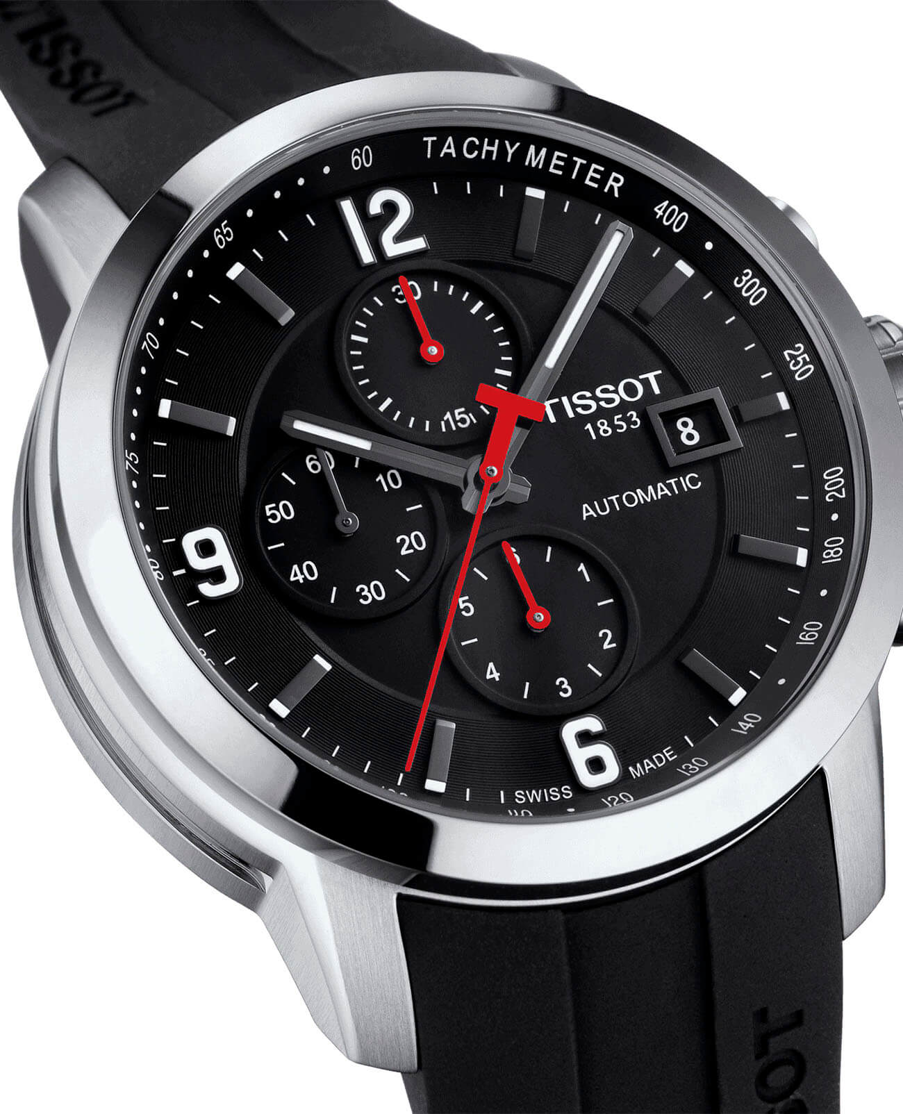 Оригинальные часы Tissot Tissot PRC 200 Automatic Chronograph T055.427.17.057.00 механические калибр механизма c01.211 общий вид