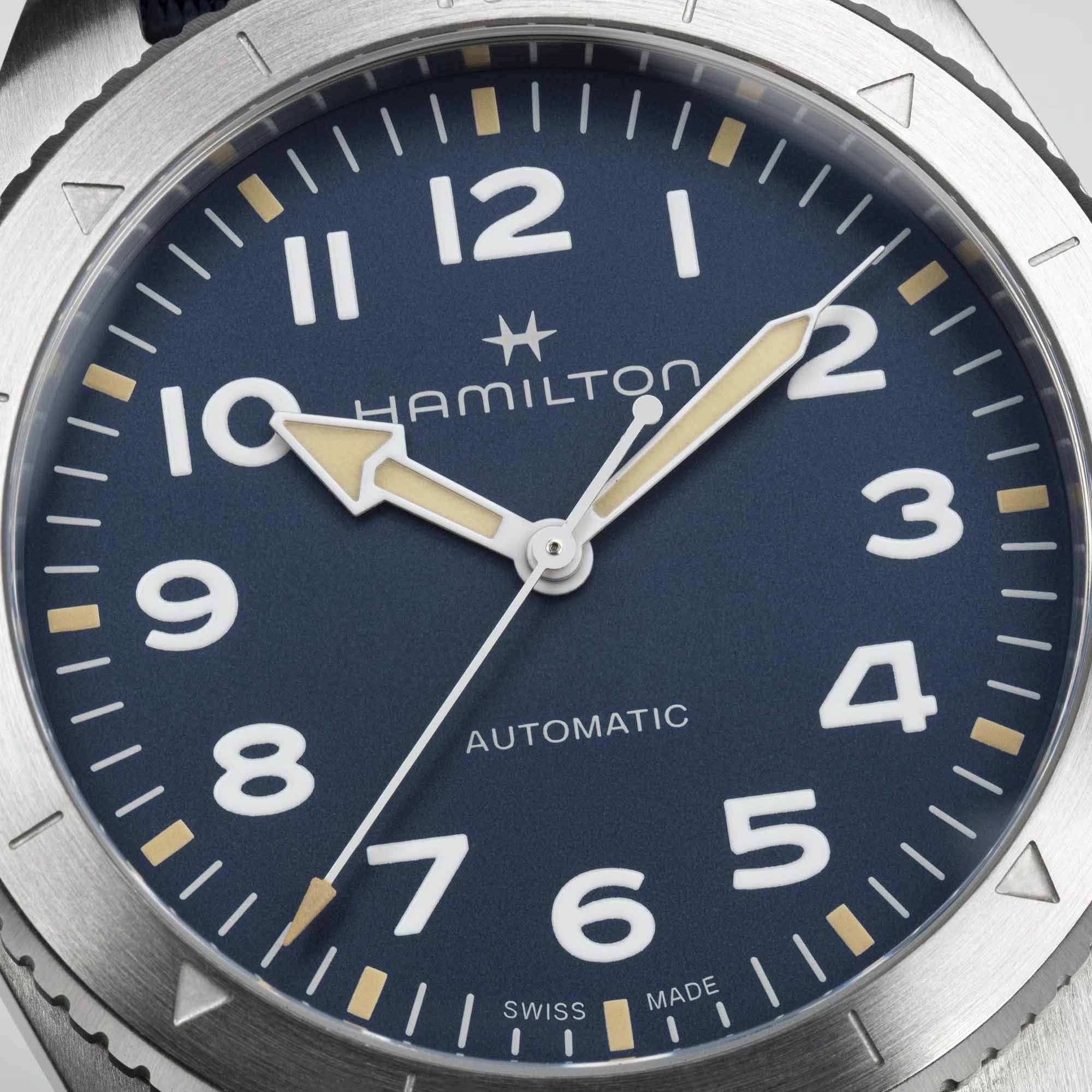 Hamilton Hamilton Khaki Field Expedition Auto H70315940, khaki field швейцария мужские часы на браслете тканевый боковой вид