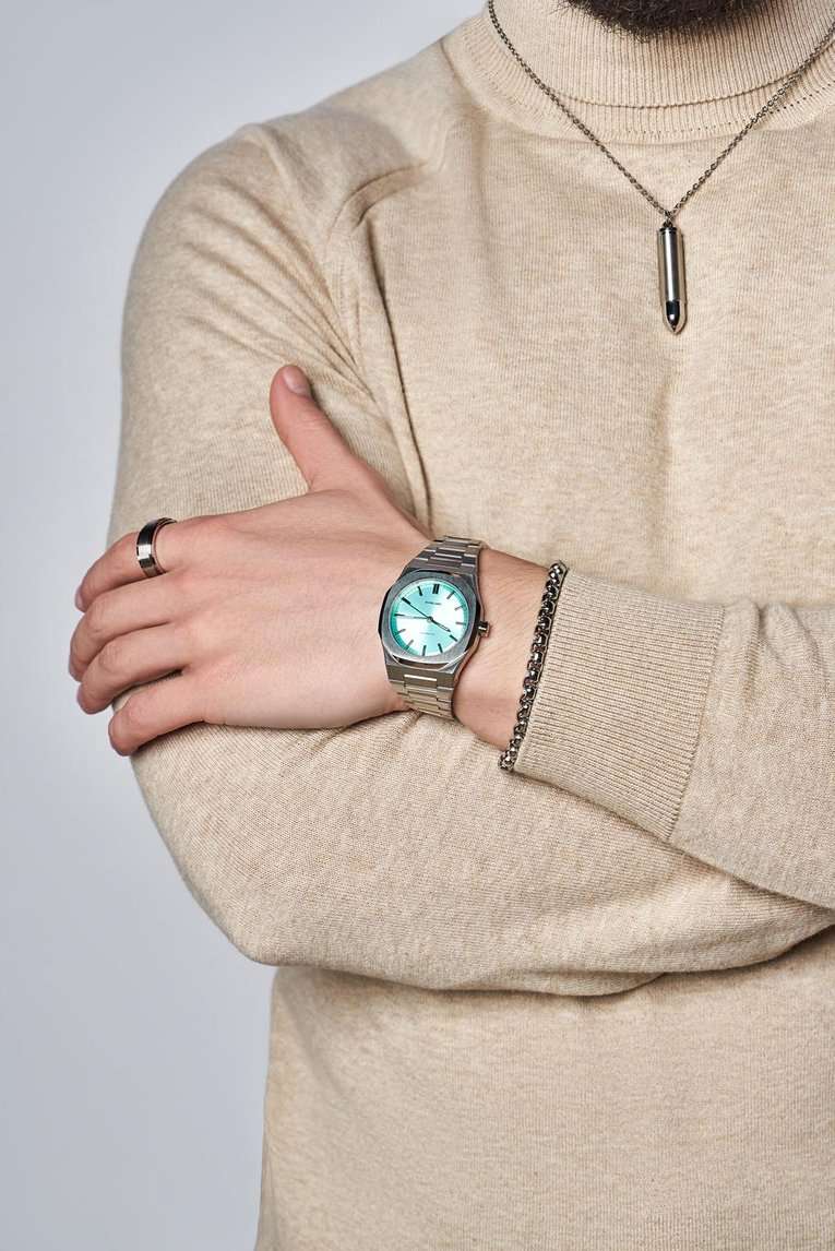 D1 Milano D1 Milano Automatico ATBU02 женские часы зеленый циферблат на запястье